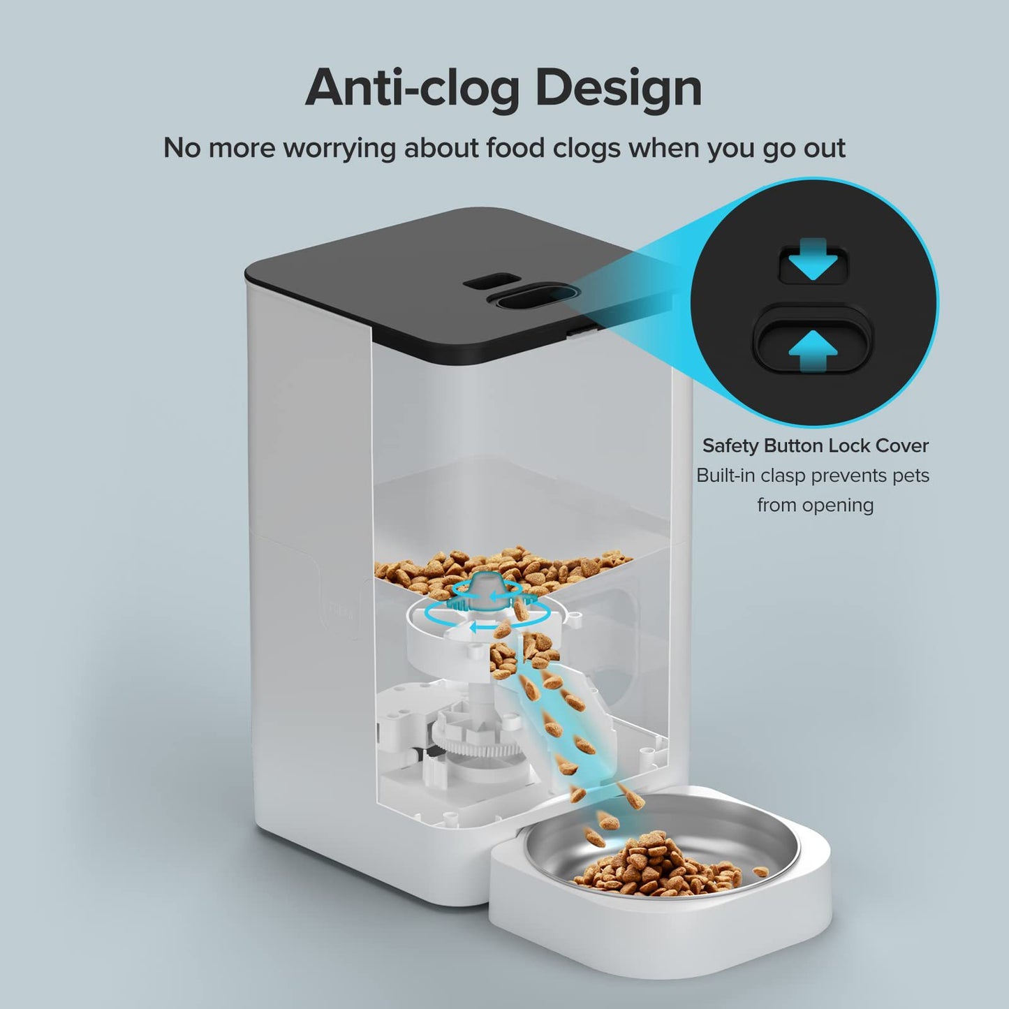 HEYBO double - meal feeder smart automatic pet feeder - HEYBO