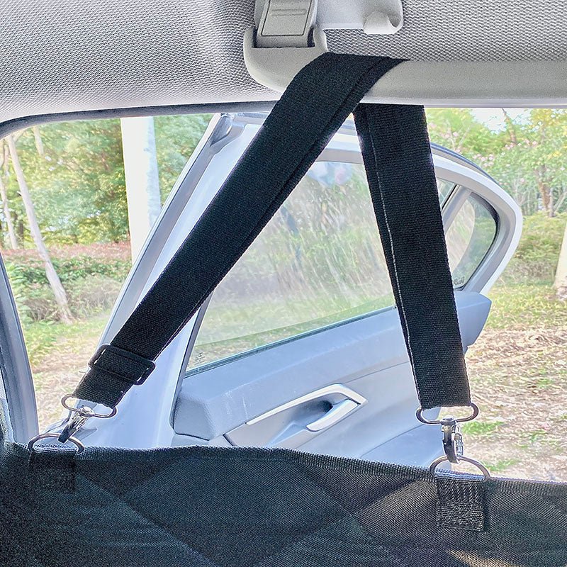 HEYBO Back Seat Extender Hard Bottom Dog Car Seat Cover for Back Seat - HEYBO