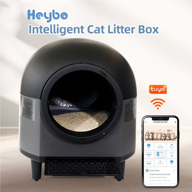 HEYBO Automatic Cat Litter Box Self Cleaning Smart Litter Box - HEYBO