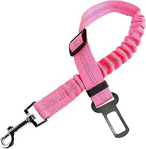 HEYBO Retractable Dog Car Harness Adjustable Dog Seat Belt for Vehicl - HEYBO