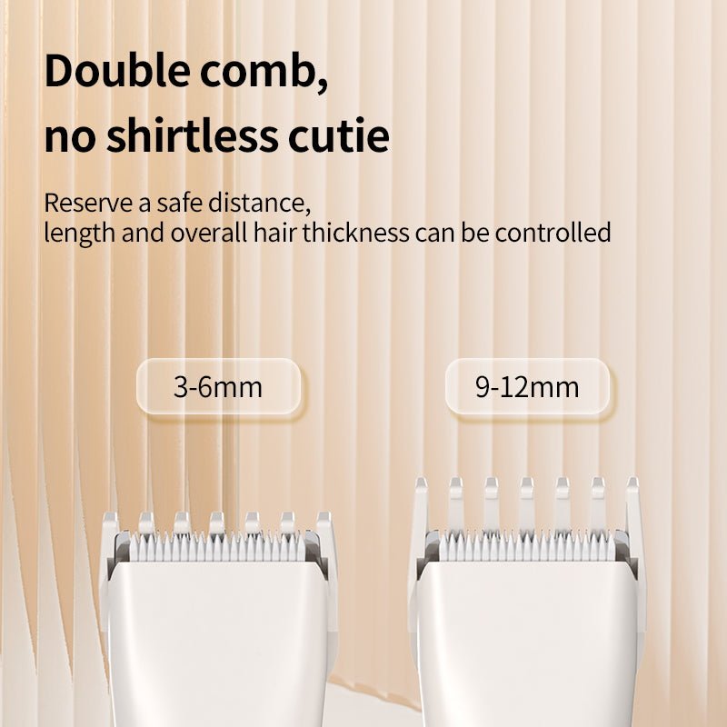 HEYBO Low Noise Grooming Kit Pet Cat Dog Ceramic 3 in 1 Hair Trimmer Set - HEYBO