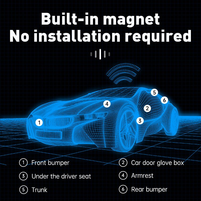 Portable Real Time Tracking Device for Vehicles Car Pets Smart Gps Tracker - HEYBO