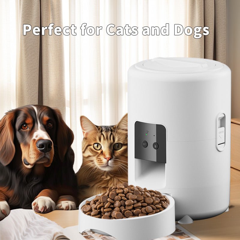 HEYBO Automatic Cat Feeder Timed Pet Feeder for Cat Dog Small - Pet - HEYBO