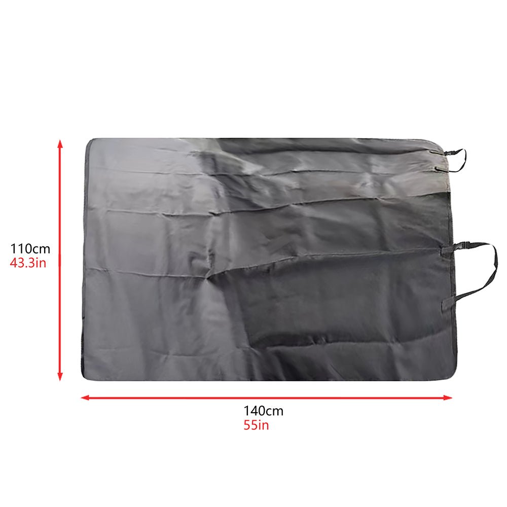 HEYBO Waterproof Travel Dog Car Seat Covers For Rear Bench - HEYBO