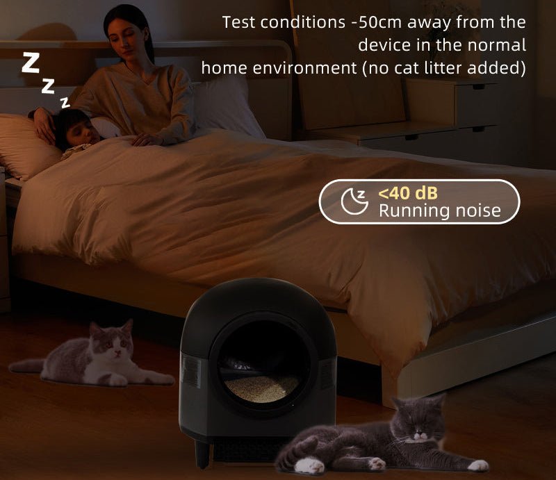 HEYBO Automatic Cat Litter Box Self Cleaning Smart Litter Box - HEYBO