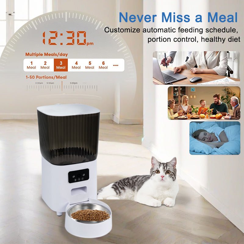 HEYBO Pet Feeder Automatic Camera | Automatic, App Control - HEYBO