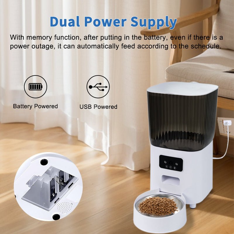 HEYBO Pet Feeder Automatic Camera | Automatic, App Control - HEYBO