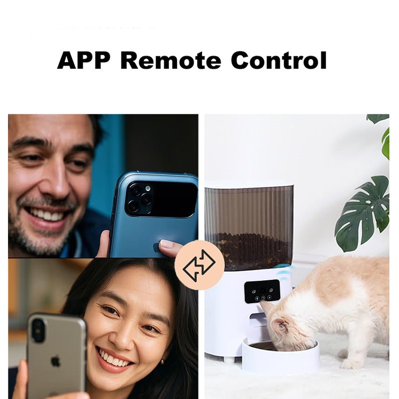 HEYBO Pet Feeder Automatic Camera | Automatic, App Control - HEYBO