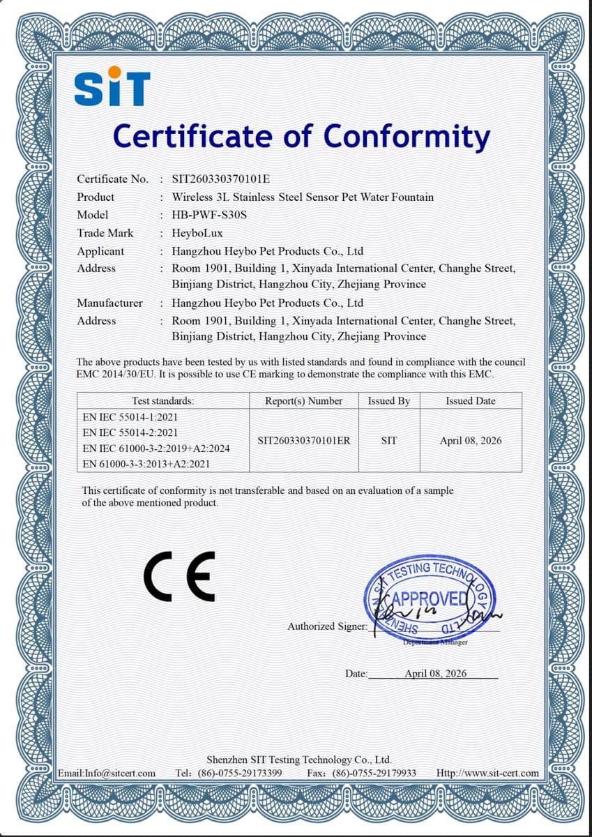 CE certificate