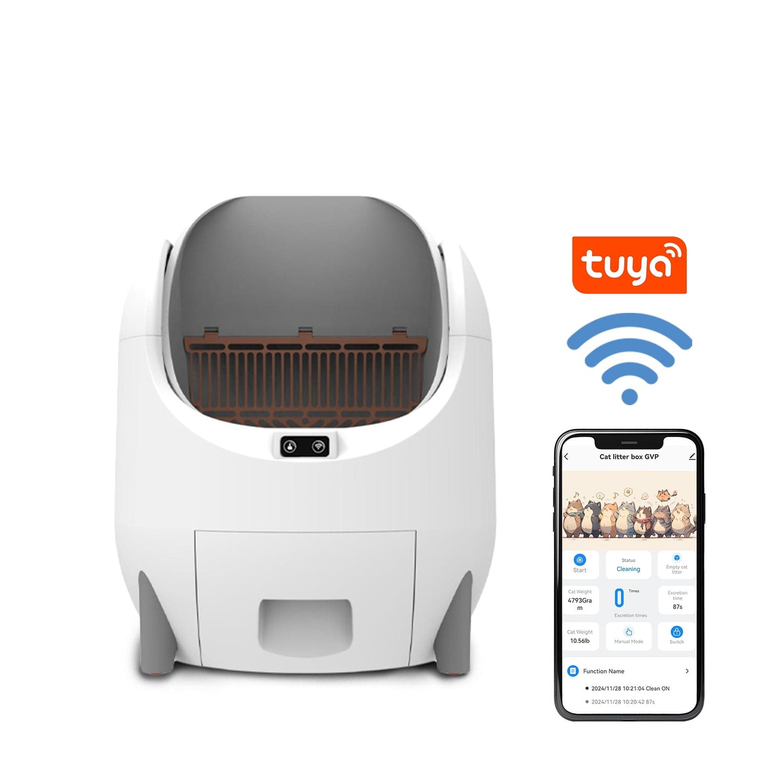 Open-Top Smart Litter Box Pro