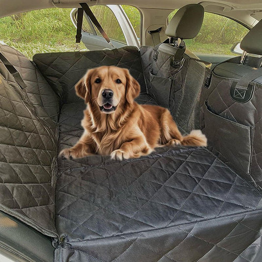HEYBO Back Seat Extender Hard Bottom Dog Car Seat Cover for Back Seat - HEYBO