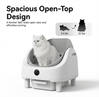 HBZH - ICB - 20 Open - Top Smart Cat Litter Box | App - Controlled & Large Capacity (US/EU Stock) - HEYBO - HEYBO