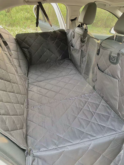 HEYBO Back Seat Extender Hard Bottom Dog Car Seat Cover for Back Seat - HEYBO