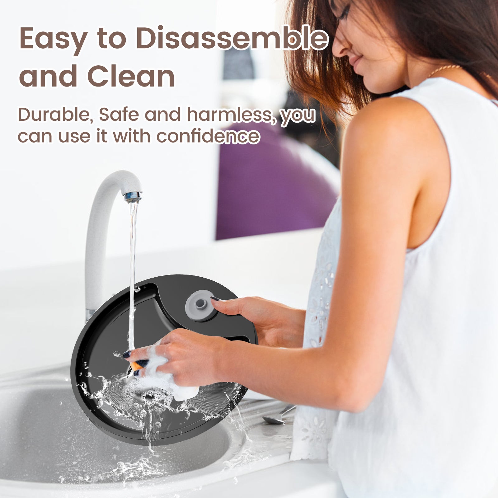 HEYBO Cat Fountain Super Silent Pet Drinking Dispenser Water Fountains for Kitty Indoor Quiet Pump and Faucet Design Suitable for Cats and Dogs - HEYBO