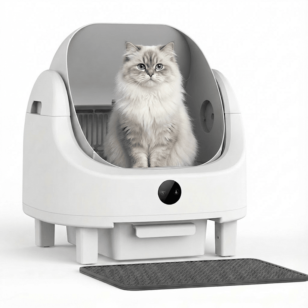 HBZH - ICB - 20 Open - Top Smart Cat Litter Box | App - Controlled & Large Capacity (US/EU Stock) - HEYBO - HEYBO