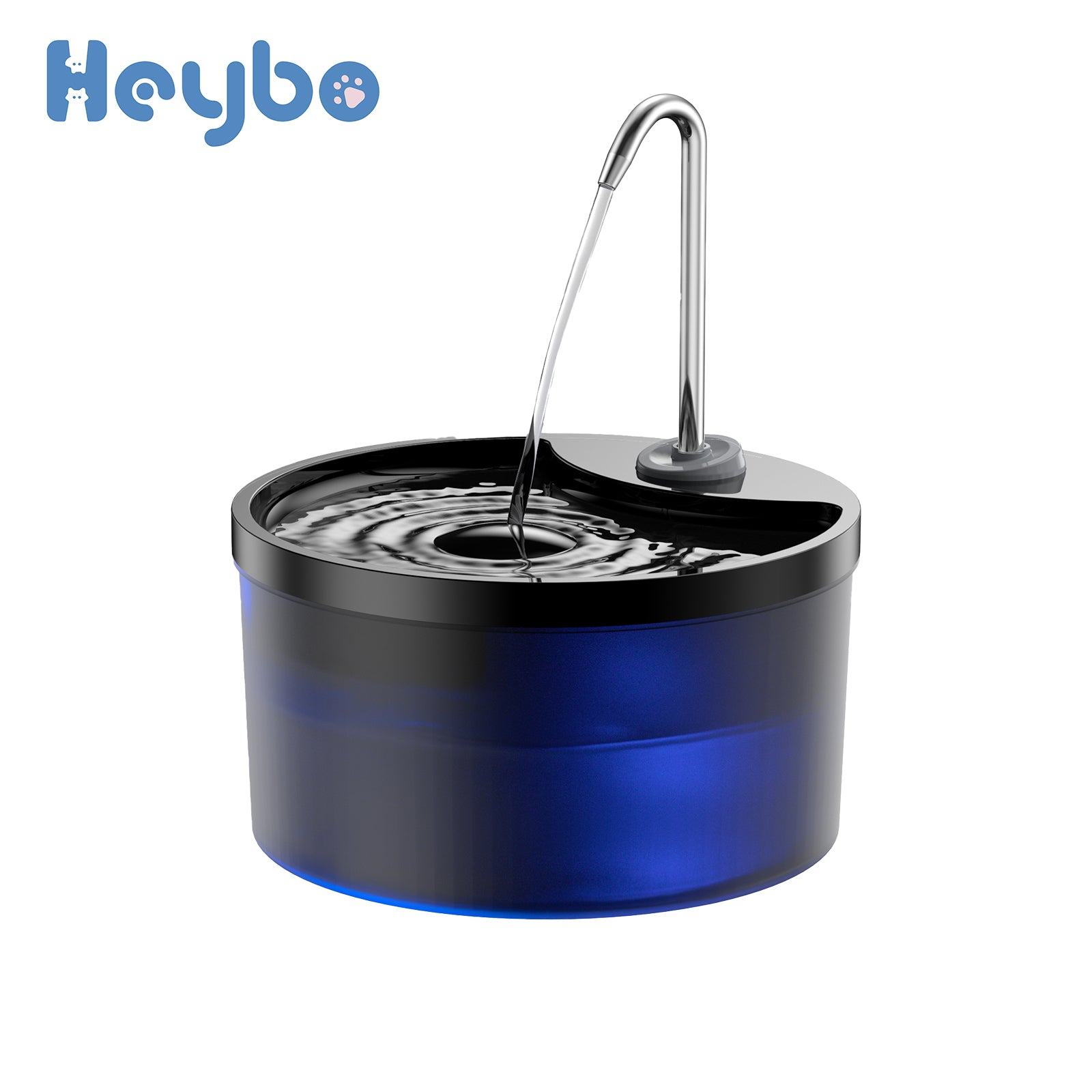 HBHD - PWF - R32L Stainless Steel Pet Water Fountain | App - Controlled & Triple Filtration (US/EU Stock) - HEYBO - HEYBO