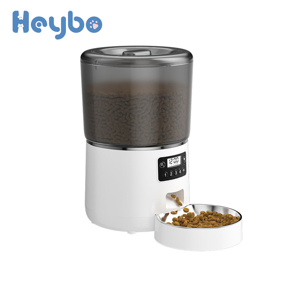 HBZYH - PFW - 04LR Smart Pet Feeder | WiFi - Enabled & 4L Large Capacity (US/EU Stock) - HEYBO - HEYBO
