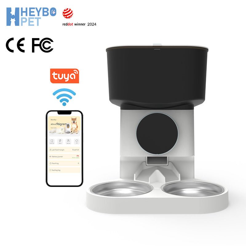 HEYBO Smart Automatic Cat Feeder - 7L - Reliable Automatic Cat Food Dispenser - HEYBO