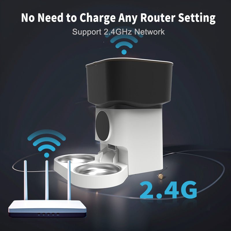 HEYBO Smart Automatic Cat Feeder - 7L - Reliable Automatic Cat Food Dispenser - HEYBO