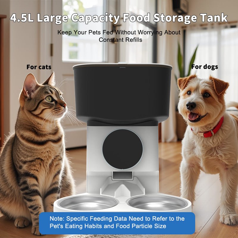HEYBO Smart Automatic Cat Feeder - 7L - Reliable Automatic Cat Food Dispenser - HEYBO