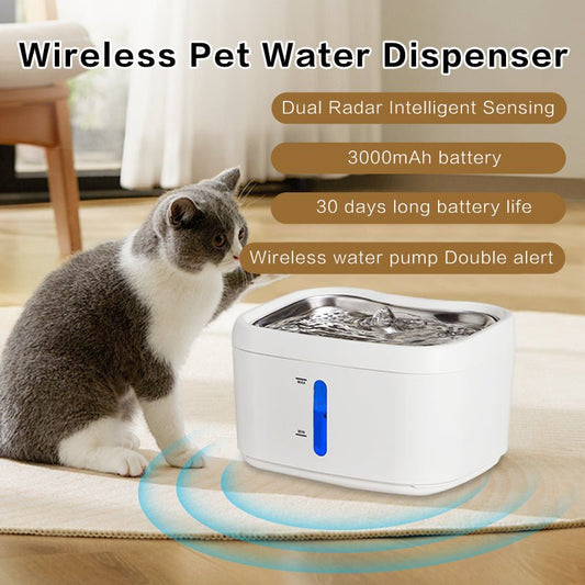 HEYBO 2.4 L Pet Drinking Dispenser for Cats - HEYBO