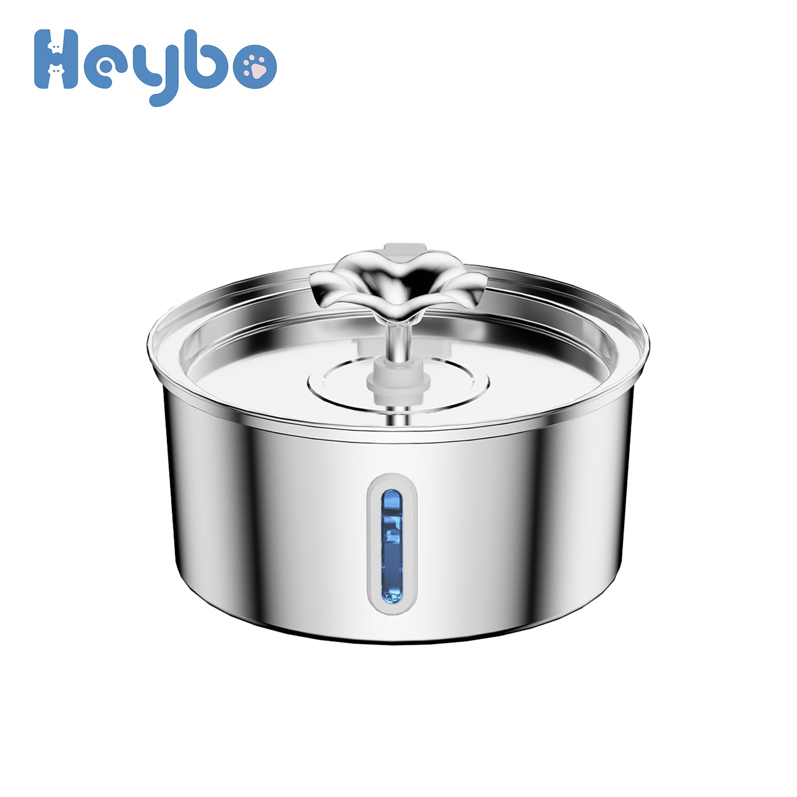 HBHQ - PWF - SF032L Stainless Steel Pet Water Fountain | App - Controlled & Triple Filtration (US/EU Stock) - HEYBO - HEYBO