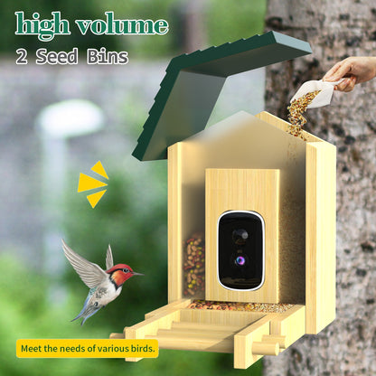 HEYBO Smart Bird Feeder Live View Wild Bird Watching Cam - HEYBO