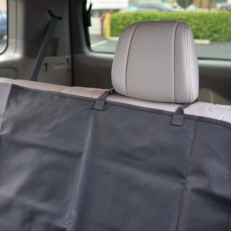 HEYBO Waterproof Travel Dog Car Seat Covers For Rear Bench - HEYBO