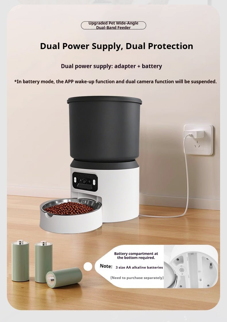 HEYBO Pet Feeder Smart 4L Automatic Cat Feeder with Camera Smart Pet Feeder for Cat and Dog - HEYBO