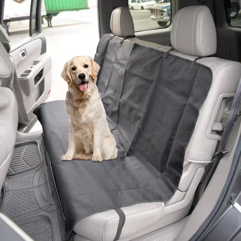 HEYBO Waterproof Travel Dog Car Seat Covers For Rear Bench - HEYBO
