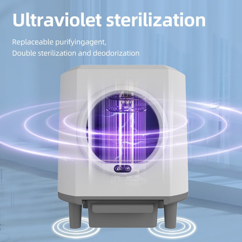 HEYBO Automatic Cat Litter Box Closed — Self - Cleaning & Quiet Operation - HEYBO