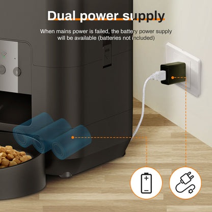 HEYBO 2L intelligent pet feeder automatically feeds pets - HEYBO