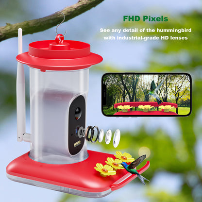 HEYBO Full Color Night Vision Wifi Bird Food Dispenser - HEYBO