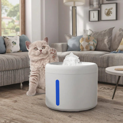 HEYBO Cat Water Fountain Motion Detector Water Fountain for Cats - HEYBO
