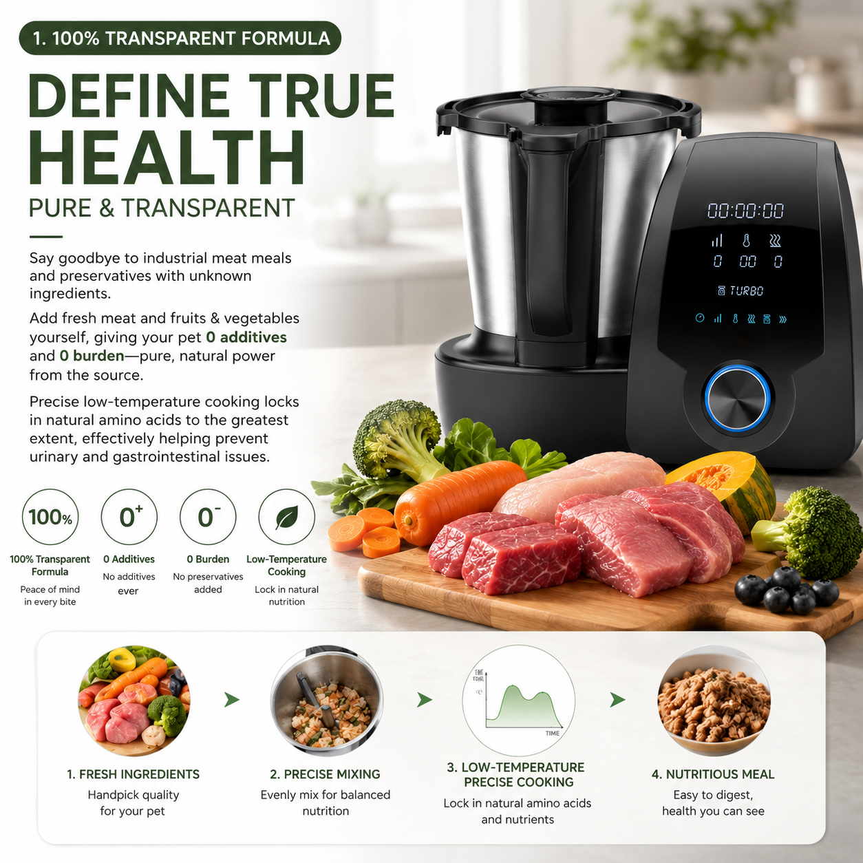 Smart Fresh Pet Food Cooker OEM product image 2