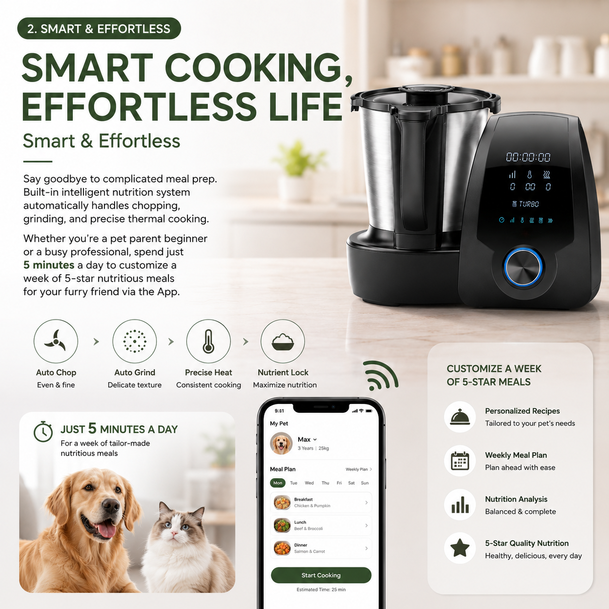 Smart Fresh Pet Food Cooker OEM product image 3
