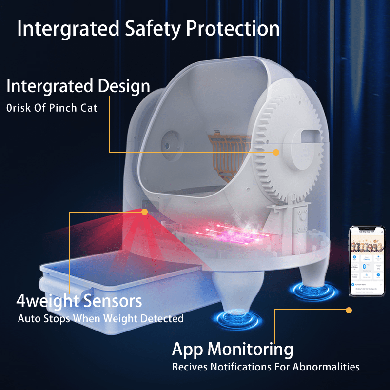 Open-Top Smart Cat Litter Box OEM product image 4